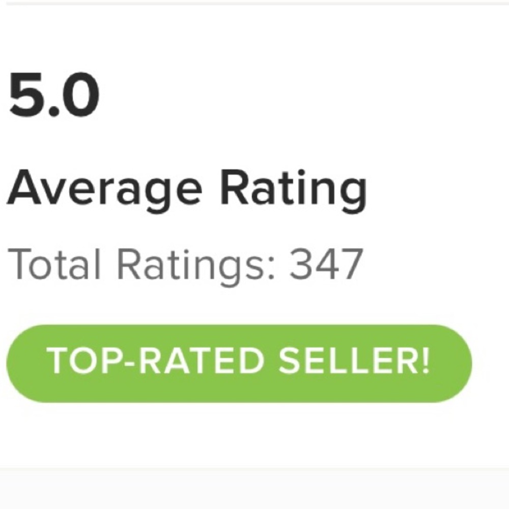 I’m a 5 ⭐️ seller!⭐️